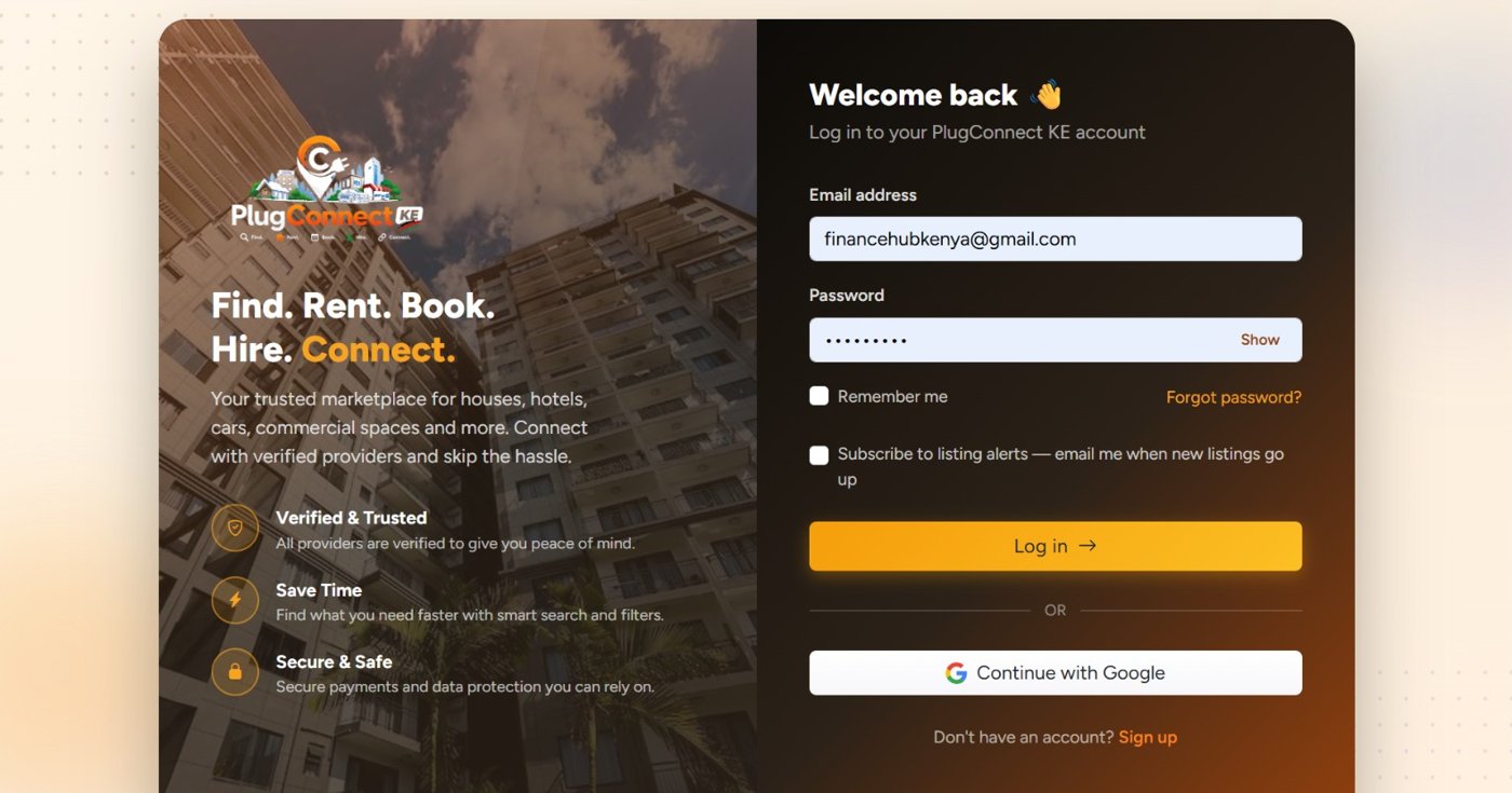 PlugConnect KE screenshot